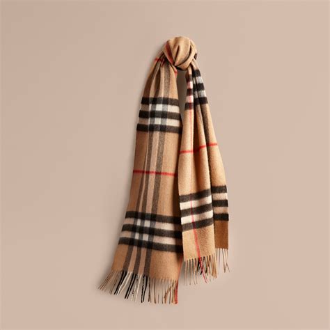 burberry classic check cashmere scarf sale|Burberry cashmere check scarf price.